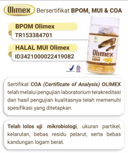 OLIMEX Kapsul Minyak Ikan Gabus 60 Kapsul - Suplemen Pemulihan Luka Pasca Operasi & Luka Darurat