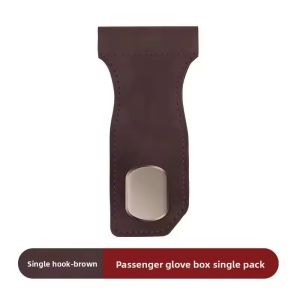 Car Seat Hook Hanger Co-Pilot Storage Box Hanger Metal Hook for Bag Luxury Suede Large-Bearing Car Handbag Holder