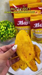 DRIED MANGO WITH SALT AND CHILI of Dried Mango Salt Chili Spicy & Sour Snack dried fruit