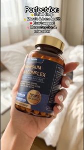 FDAMagnesium 700mg 12-in-1 Complex for Better Sleep Anxiety Stress Relief Muscle Recovery 120 Caps