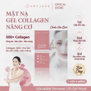 AMYJANE Mặt Nạ Gel Collagen Renewal Lift 500 Dalton Cấp Ẩm Sâu Hỗ Trợ Da Căng Mịn Săn Chắc Đàn Hồi