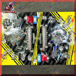 Bộ ốc inox sọc thái full xe cho Wave Nhỏ 100 MS01