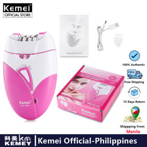 Kemei KM-189A Epilator Women Rechargeable Electric Shaver For Women Epilator Hair Removal Appliances