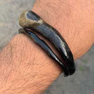 Gelang Akar Bahar Hitam Bonggol Size Telunjuk Sedang