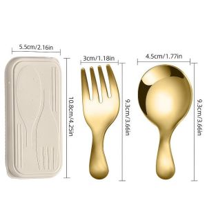 High-quality materials multi-purpose and portable MINI Portable Spoon Fork Short Handle