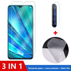 🌹 Ready Stock【 Tempered Glass 】 Suitable for OPPO A94 A74 A54 A16 A15 A15S A35 A31 A32 A12 A92 A52 A53 A9 A5 A5S A3S Reno 6 6Z 5 4Z 4 3 2F Z Pro 5G 4G  3 IN 1 Tempered Glass 2020 Screen Protector Camera Lens Back Film