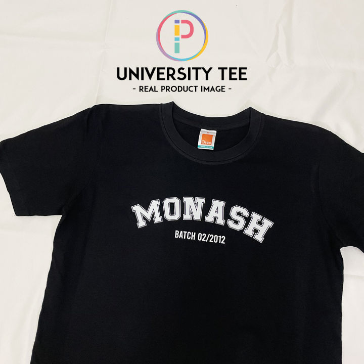 Adult Kid Custom University Tee Baju T shirt Custom Name Nama Text UTAR TARC SUNWAY U. MONASH INTI SEGI HOWARD etc Lazada