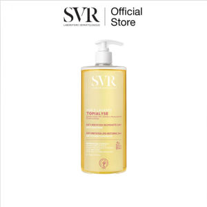 SVR TOPIALYSE HUILE LAVANTE Anti-Itching Cleansing Oil - 1L - Gentle Cleansing for face and body. Dry Sensitive and Eczema prone skin