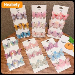 【2-3 days delivery】 Random Colorful Butterfly Hairpins Girl Hair Clips Barrettes Women Sweet Hair Ornament Rainbow Headwear Fashion Hair Accessories