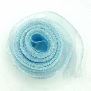 Fantasy fish tail yarn pleated yarn Ribbon With Wavy Edge Wrap Flower Gift Decoration COD