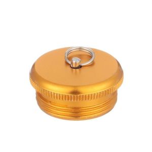 MUQZI Phụ kiện Ngư Cụ Hợp Kim nhôm Vàng Kim loại Câu cá Cực Que Stopper Vít Rod Dưới Bảo Vệ Cần câu Phía Sau Cắm Cực Mông Mũ