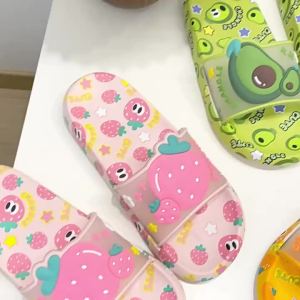 [Free Shipping] 2025 New Fruit Slippers For Women Summer Indoor Non-Slip Cartoon Couple Slippers Soft Sole Outdoor Beach Bathroom Sandals