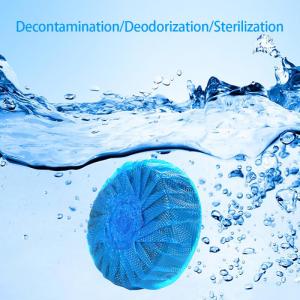 Wise Goods 【10pcs】 Blue Bubble Toilet Bleach Automatic Flushing Toilet Cleaner Deodorant Block Toilet Spirit Household Restroom Bathroom Deodorizer