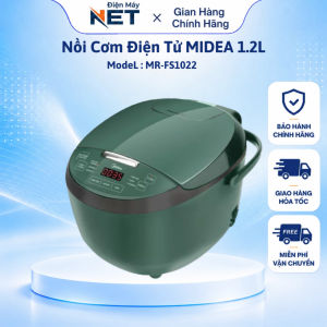 Nồi Cơm Điện Tử MIDEA MR-FS1822 Dung Tích 1.8L Nhiều Chế Độ Nấu Hẹn Giờ 24H Hàng Chính Hãng