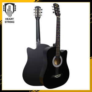 Heart String Acoustic Guitar Low Action Guitar 38 Inches Guitar Original for Beginners Students Kids Adults