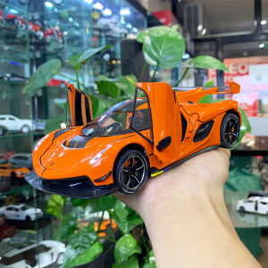 Mô hình xe Koenigsegg Jesko tỉ lệ 1:24 Chezhi có đèn và âm thanh