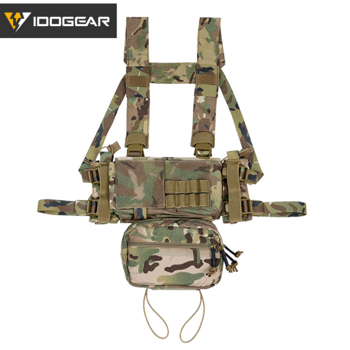IDOGEAR Tactical Chest Rig Modular Lightweight Chest Rig MK3 Full