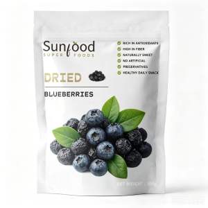 200g CAN  Dried Blueberries (Organic No Sugar Added  Healthy Low Carb Diet Dried Snack )