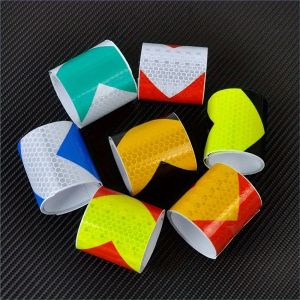 1.97inch x 118.11 inch Reflective Tape Stickers Car Styling Self Adhesive Warning Safety Tape Automobiles Reflective Film