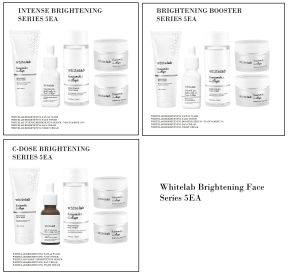 WHITELAB BRIGHTENING FACE SERIES + SERUM with Niacinamide + Collagen White lab Paket Wajah dan Serum