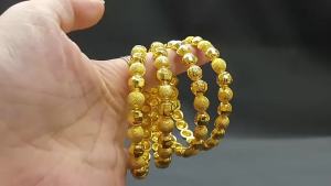 Âu Mỹ 24k Vòng Tay Vàng Cát Mở Vòng Tay Khóa Chạm Khắc Trung Đông Dubai Trang SỨC TIỆC CƯỚI bangles