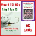 Mồi câu cá trắm đen, câu đài và câu lục, gồm 1 túi thính dụ, 500 gram ngô hạt và 500 gram thóc thơm. 
