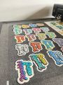 (CROMO) Stiker Potong Putus / Stiker Label Baju / Stiker Brending / Stiker Die Cut / Stiker Custom. 