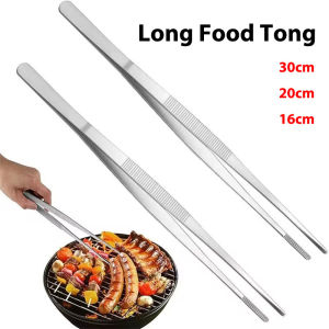16/20/30cm Barbecue Tongs Food Clip Stainless Steel Churrasco Tweezers Clip Kitchen Gadgets