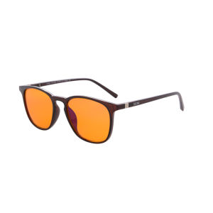 SHINU blue light blocking glasses men glasses male 2022 eyeglasses Orange lenses for gaming square shape for men play game in the night
