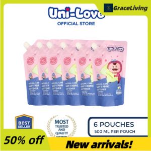 UniLove Baby Fabric Softener 500ml Pack of 6