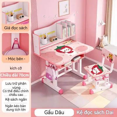 BMZAR bàn học sinh cấp trẻ em từ 3-16 tuổi đai chống gù lưng chống cận thị điều chỉnh độ cao giảm giá 50%