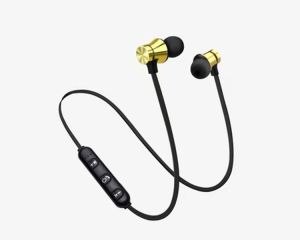 LS Bluetooth Headset XT11 Magnetic Bluetooth Headset in-ear Neck Running Stereo Magnetic Headset Sports Bluetooth Headset Three-color Bilateral Stereo Waterproof Mobile Phone Universal Male and Female Headphones