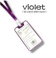 ❤️DHDSHOP Double Sided ID Card Holder - PP ID Card (8.6 x 5.4cm). 
