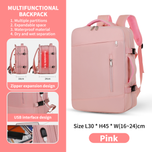 Travel Leisure Backpack Outdoor Beg Duffle Multi-Compartment Laptop Bag Men Women WaterProof Beg Duffle 旅行背包