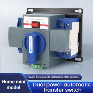 Dual Power Automatic Transfer Switch ATS Inverter Photovoltaic Household 220 Switching DeviceEnergy Storage Equipment
