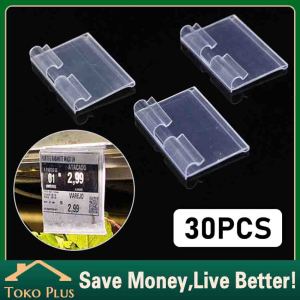 Label Harga 6cm Price Tag Holder Per 30 Buah Sign Display Holder Price Card Tag Label Counter Top Name Card Holder Kartu Nama Panitia Bahan PVC