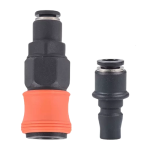 Quick Disconnect Coupler C Type Pneumatic Fittings Tube Quick Connectors SelfLock Mechanism Steel Ball Retentions System