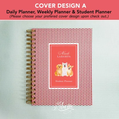 Personalized Planners Student Planner Daily Planner Weekly Planner