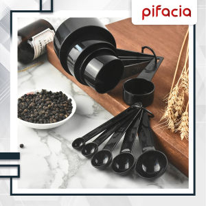 PIFACIA Sendok Takar Set 10 in 1 Cup Ukur Kopi Sirup Gula Tepung Untuk Memasak Berbagai Ukuran