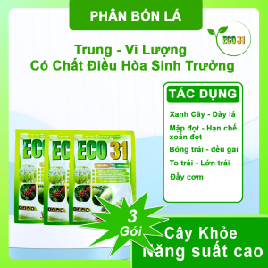 Combo 3 Gói Trung Vi Lượng 100g – Bổ Sung Canxi Magie Kẽm Vi Lượng Cho Cây