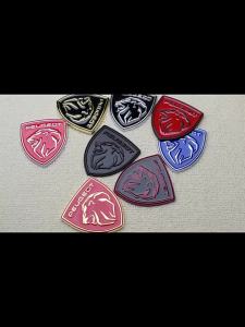 3D อุปกรณ์เสริมสำหรับรถ ตราโลหะด้านข้างสำหรับหน้าต่างและตัวถัง สติ๊กเกอร์สำหรับ Peugeot 408 308 3008 Rifter 5008 508 2008 208 301 RCZ 407 205