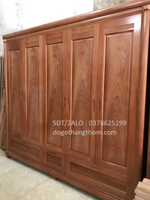 tủ quần áo gỗ xoan đào tủ phòng ngủ