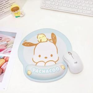 ZEEMIN Halloween Christmas Sanrio Kawaii Pochacco Mouse Pad Cinnamoroll Cartoon Cute Rubber Non-slip Student Anime Shaped Table Mat with Wrist Support Gift