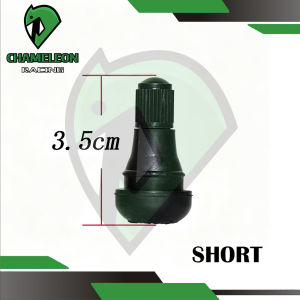 CHAMELEON Motorcycle Black Tire Valve Stems With Caps Tubeless Pito Valve For Motorcycle Car 10Pcs