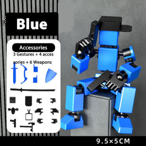 Mini 3d Printed Action Figure Multi Joint Robot Toy Flexible Poseable Desk Display Stress Relief Koleksi Rumah Tangga