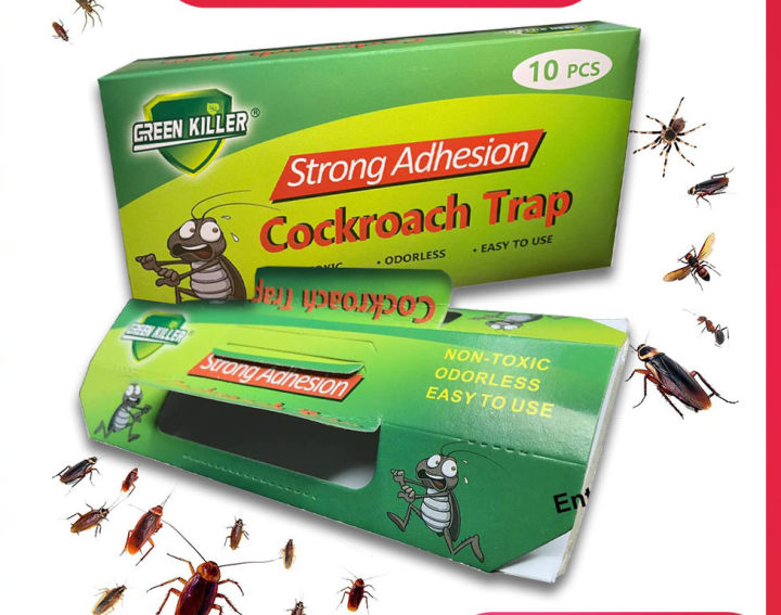 SIV HOME DECO 10Pcs Cockroach Killer Roach Traps Roach Bait Roach Motel