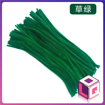 Hairy Root Wool Tops Twisted Stick Encryption Childrens Handmade DIY Bouquet Making Art Material Package Kindergarten F