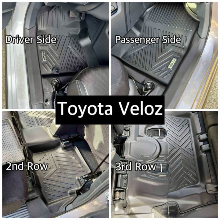 TOYOTA VELOZ 2022-2024 5D DEEP DISH MATTING VERSION 3 | Lazada PH