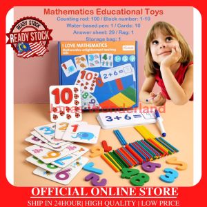 Montessori Flash Card Number Mathematics Enlightenment Teaching Aids Early Learning Educational Toys