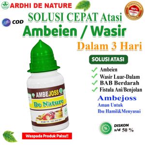 Obat Herbal wasir ambeien paling ampuh Ambejoss salwa Ambeyen Benjolan anus bab berdarah perih sakit